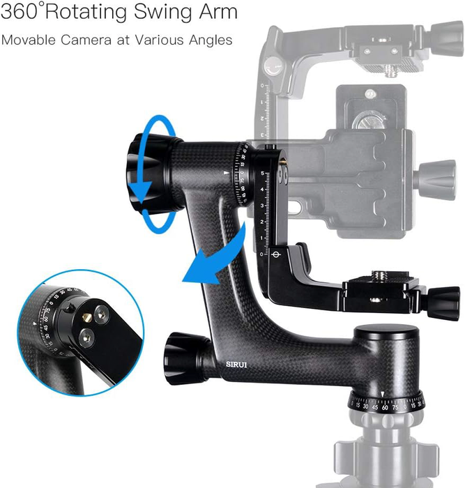 Sirui PH-10 Carbon Fiber Gimbal Head