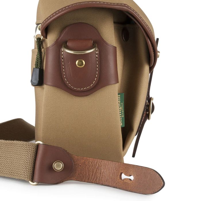 Billingham Hadley Small Pro Shoulder Bag, 3.5L - Burgundy Canvas / Chocolate Leather (Chocolate Lining)