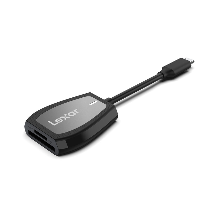 Lexar Professional USB Type-C Dual-Slot SD & microSD Memory Card Reader