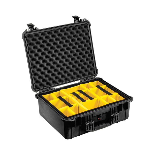 Pelican 1550 Protector Case with Padded Dividers & Lid Foam Pelican 1550 Protector Case with Padded Dividers & Lid Foam