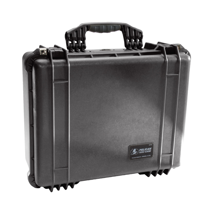 Pelican 1550 Protector Case with Padded Dividers & Lid Foam - Black