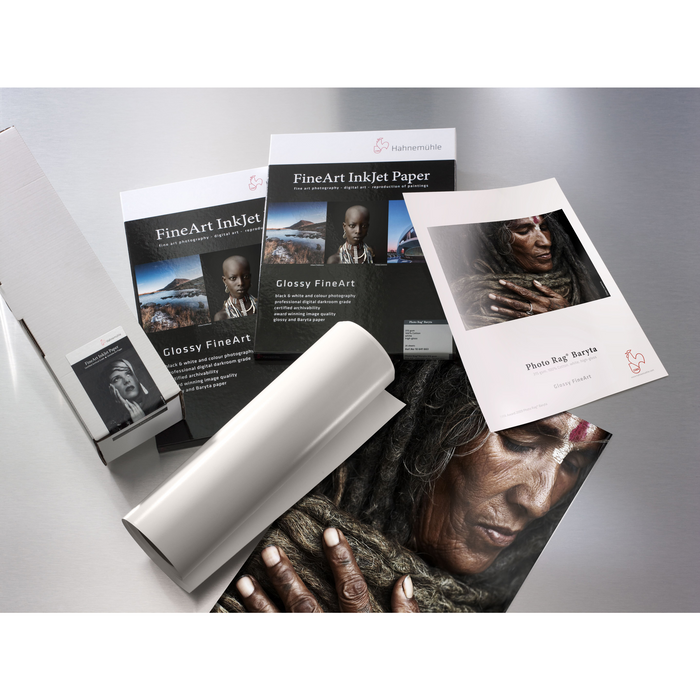 Hahnemühle Photo Rag Baryta Glossy FineArt Inkjet Paper 315, 44" x 39' - Roll