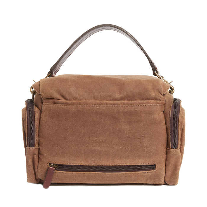 ONA Sedona Messenger Bag, Waxed Canvas - Field Tan