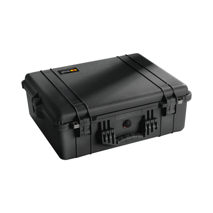 Pelican 1600 Protector Case with Padded Dividers & Lid Foam - Black