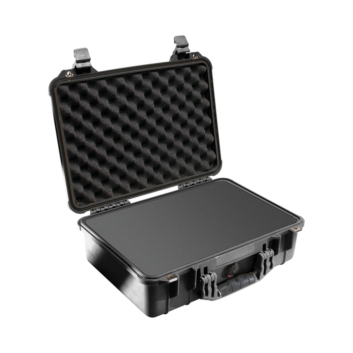 Pelican 1500 Protector Case with Pick-N-Pluck Foam & Lid Foam - Black