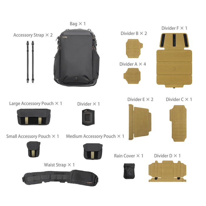 SmallRig Professional Outdoor 25L Backpack 6521