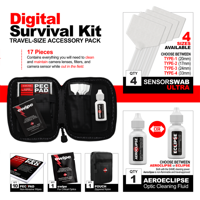 Photographic Solutions Type 3 Ultra Swab Digital Survivor Kit