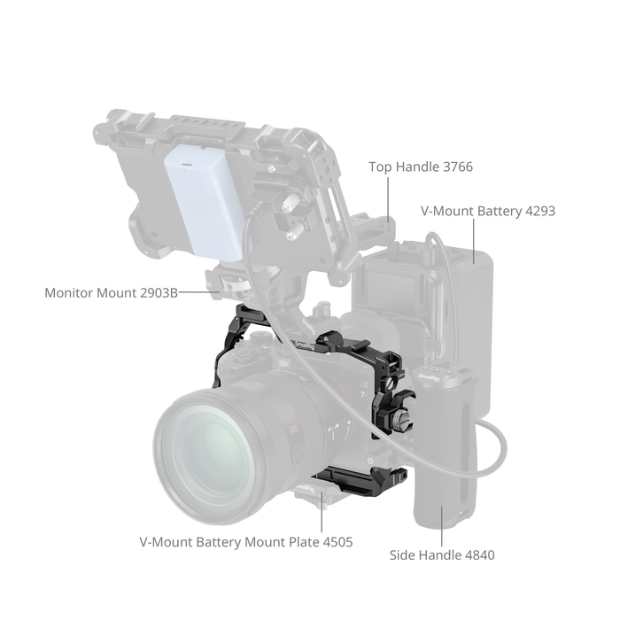 SmallRig HawkLock Quick Release Full Camera Cage Kit for Sony A7R VI 6702