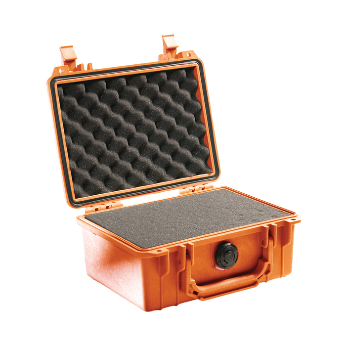 Pelican 1150 Protector Case with Pick-N-Pluck Foam & Lid Foam - Orange
