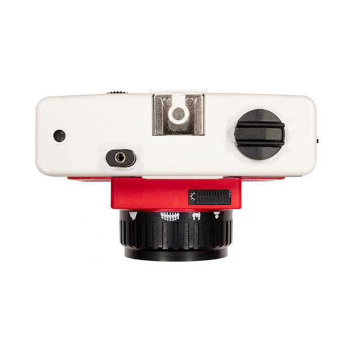 Holga 135BC 35mm Bent Corners Film Camera - Red & White