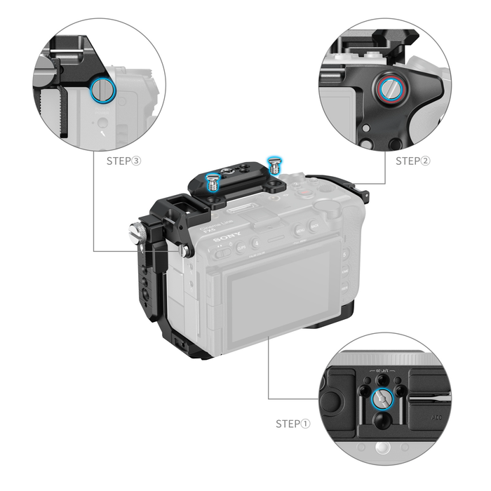 SmallRig HawkLock Cage for Sony FX5 6776