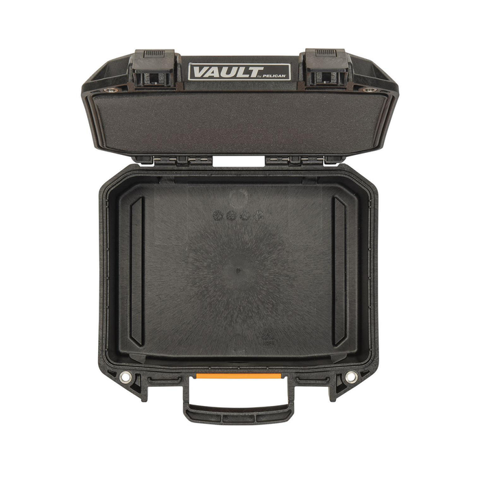 Pelican V100C Vault Equipment Case with Padded Dividers & Lid Foam - Black