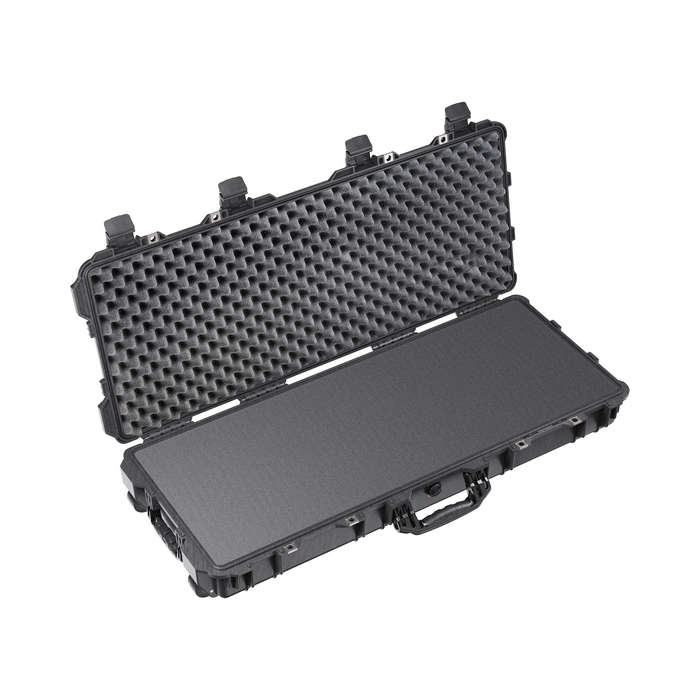 Pelican 1700 Protector Long Case with Pick-N-Pluck Foam & Lid Foam - Black
