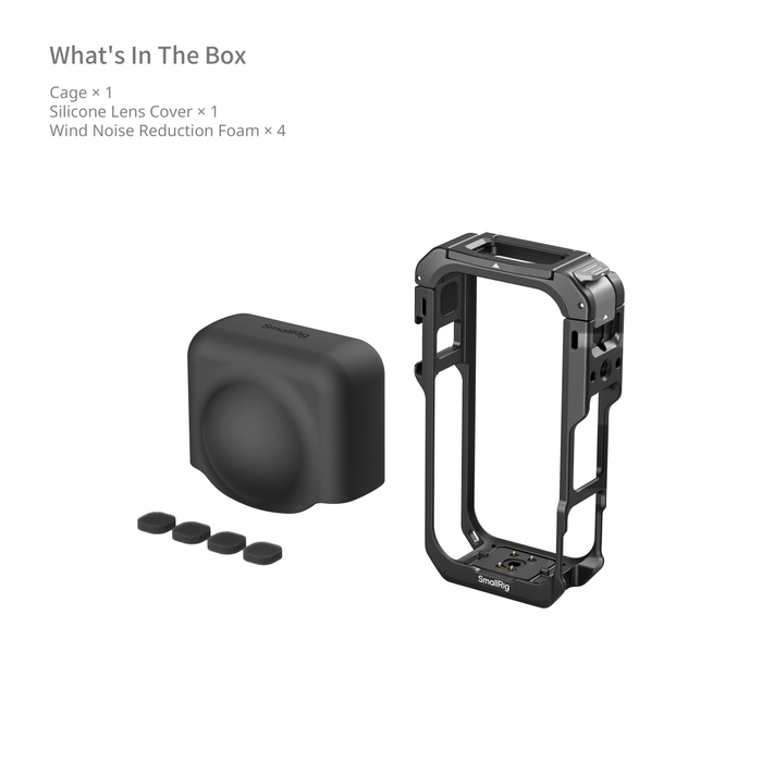 SmallRig Multifunctional Protective Cage with Silicone Cover for Insta360 X6 6965