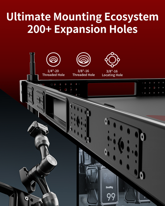 SmallRig 36" Lightweight Video Production Camera Cart MD4573
