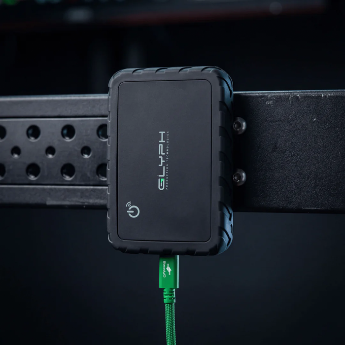 Glyph Technologies 2TB Atom EX80 High-Intensity USB4 80Gbps NVMe Portable External SSD with Location Track