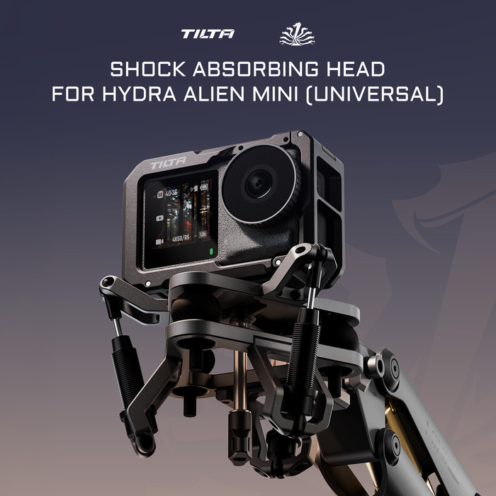 Tilta Shock Absorbing Head for Hydra Alien Mini (Universal) - Titanium Gray