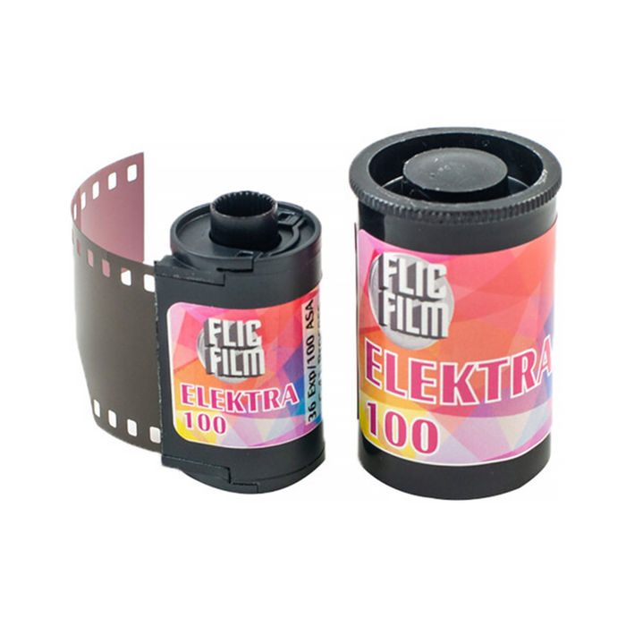 Flic Film Elektra 100 Color Negative - 35mm Film, 36 Exposures, Single Roll