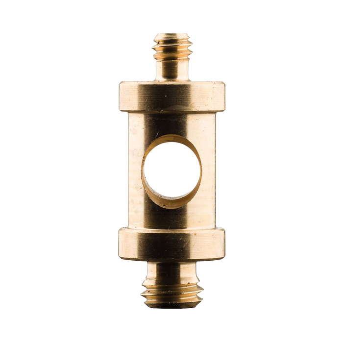 Manfrotto 118 Universal Short 16mm Male Spigot with Double Male Thread (1/4" & 3/8") for 026 26mm Long Adapter