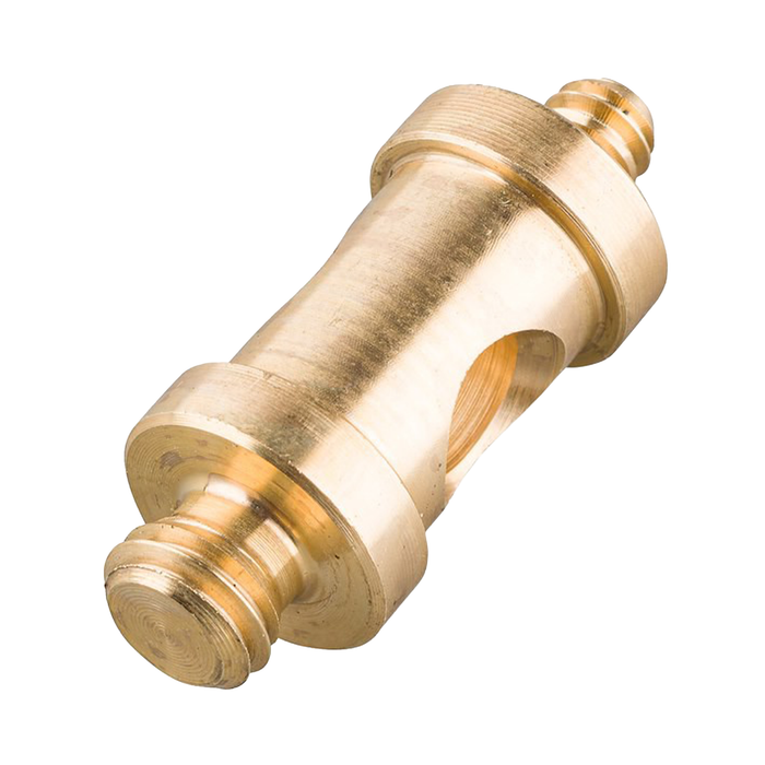 Manfrotto 118 Universal Short 16mm Male Spigot with Double Male Thread (1/4" & 3/8") for 026 26mm Long Adapter