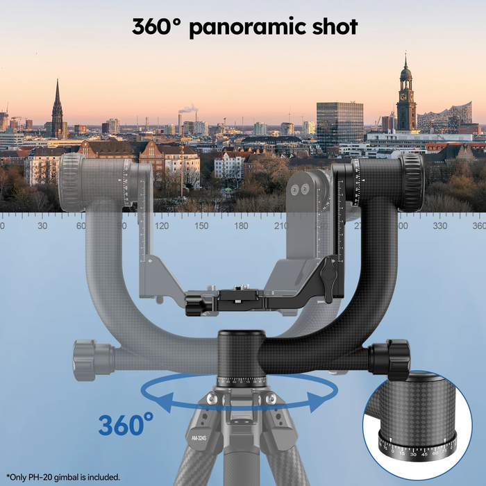 Sirui PH-20 Carbon Fiber Gimbal Head