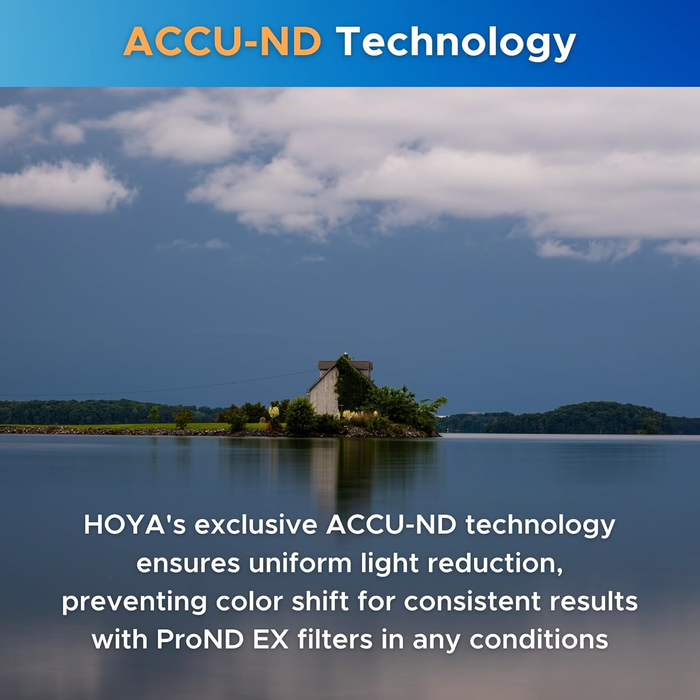 Hoya 52mm ProND EX 64 Neutral Density 1.8 6-Stop Filter