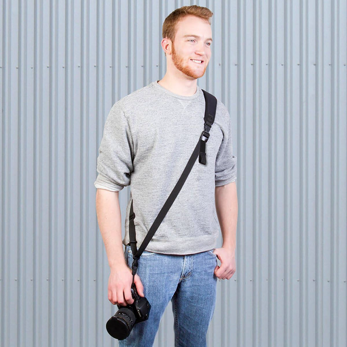 Op/Tech Utility Sling XL Quick Adjust with Uni-Loop Connectors (1/4" Webbing), 26.5-31" - Black
