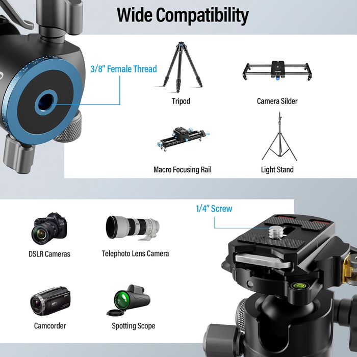 Sirui KS-20 Quick Release Ball Head
