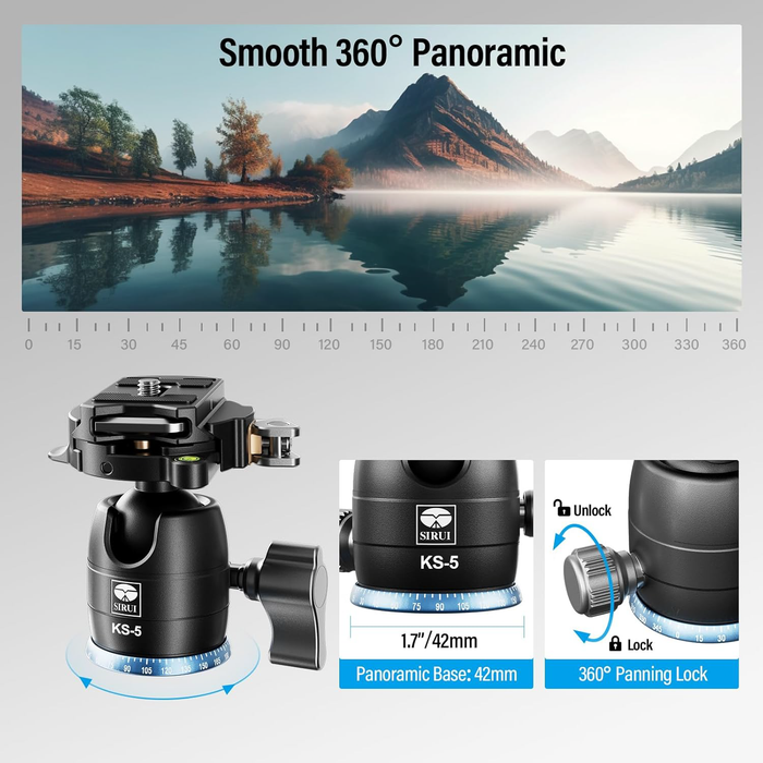 Sirui KS-5 Quick Release Ball Head