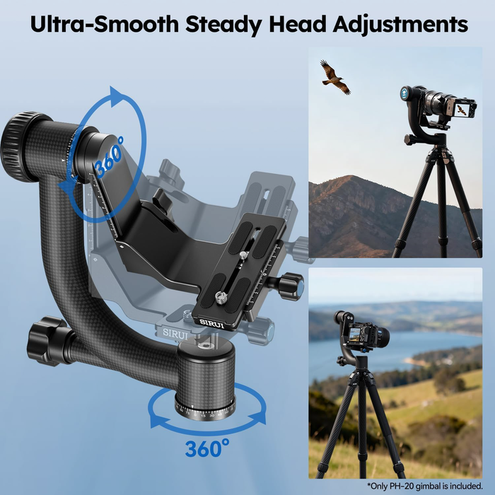 Sirui PH-20 Carbon Fiber Gimbal Head