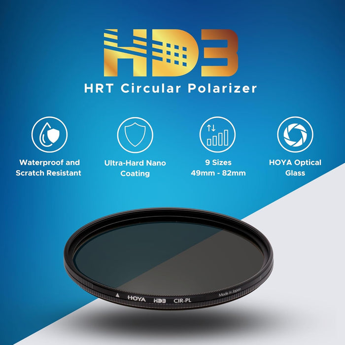 Hoya 58mm HD3 Circular HRT Polarizer Filter