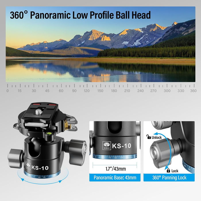 Sirui KS-10 Quick Release Ball Head