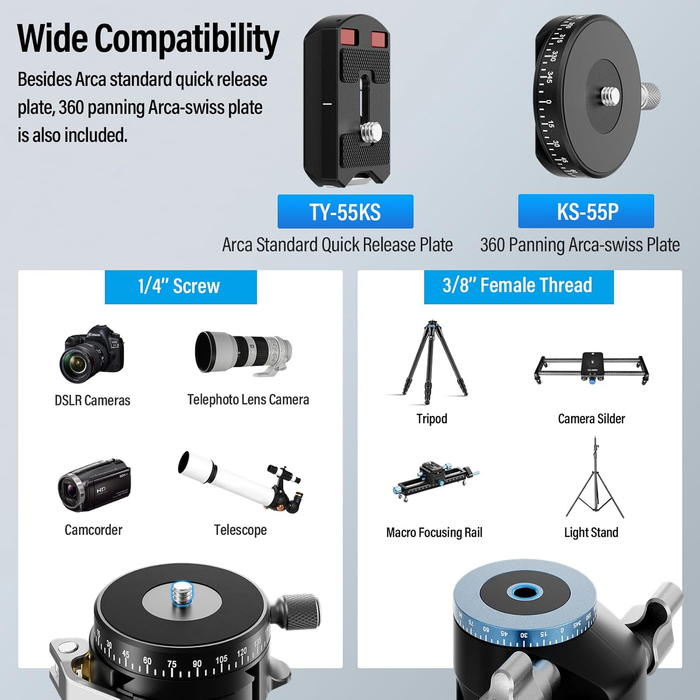 Sirui KS-30 Quick Release Ball Head