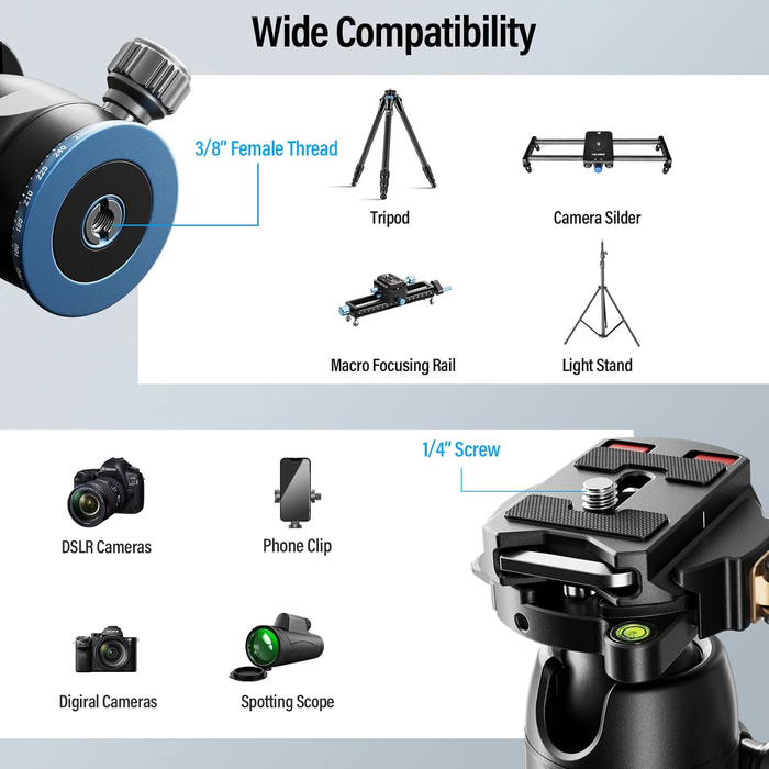 Sirui KS-5 Quick Release Ball Head