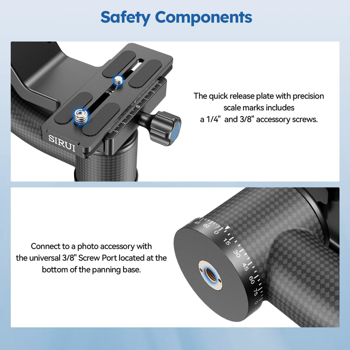Sirui PH-20 Carbon Fiber Gimbal Head