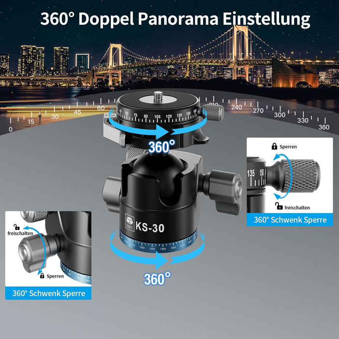 Sirui KS-30 Quick Release Ball Head