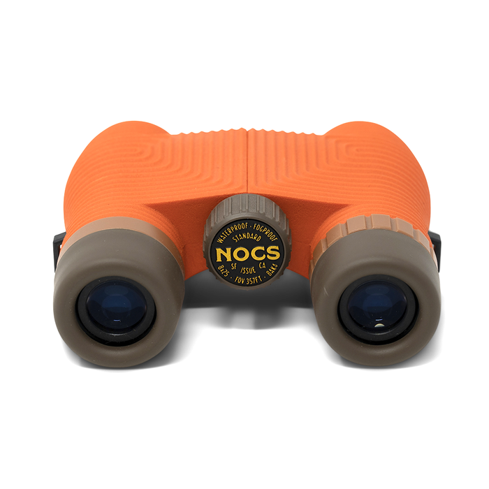 Nocs Provisions Standard Issue 8x25 Waterproof Binoculars - Poppy Orange II