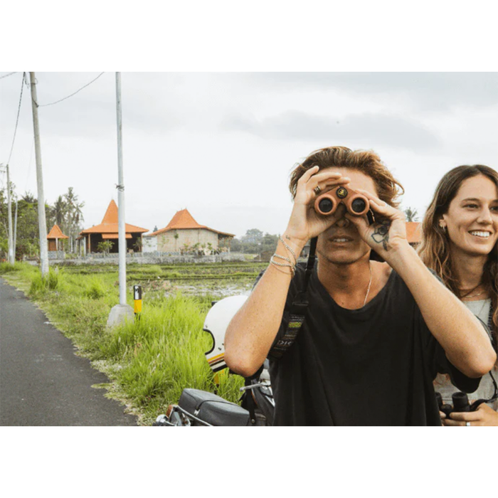 Nocs Provisions Standard Issue 8x25 Waterproof Binoculars - Poppy Orange II