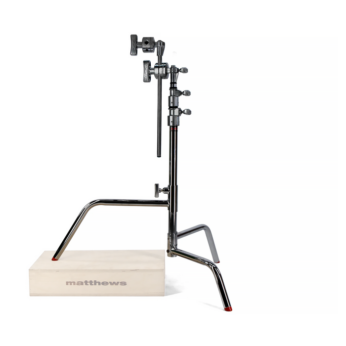 Matthews 20" C-Stand with Sliding Leg, Grip Head & Arm Chrome