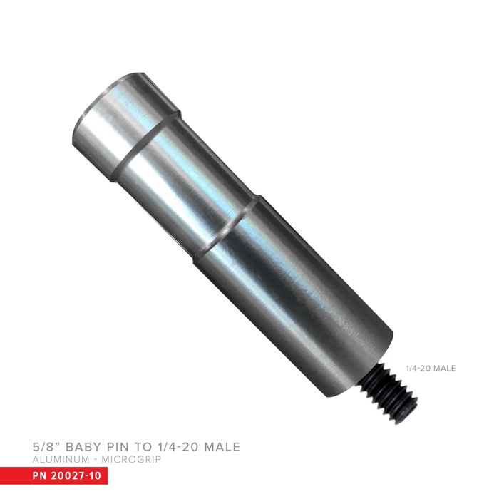 Matthews MicroGrip 5/8" Baby Pin to 1/4"-20 Male Adapter