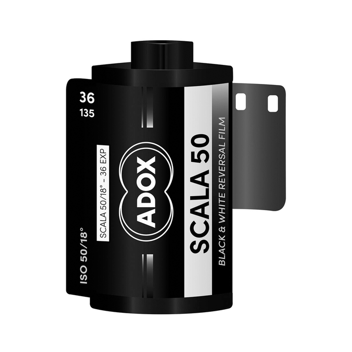 Adox Scala 50 Black and White Reversal - 35mm Film, 36 Exposures, Single Roll