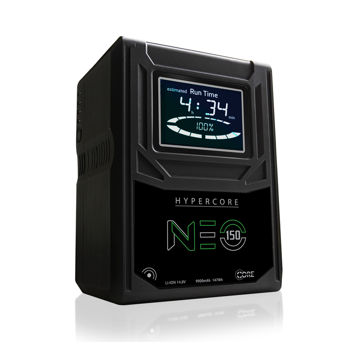Core SWX HyperCore Neo 150 Mini 147Wh Lithium-Ion V-Mount 2-Battery Kit with X2 Mini Dual Charger