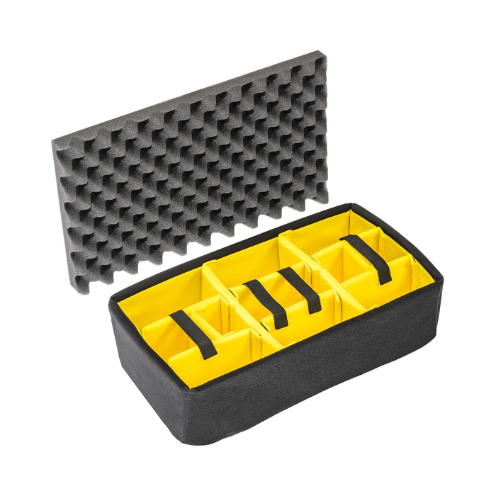 Pelican 1510 Protector Carry-On Case with Padded Dividers & Lid Foam - Black