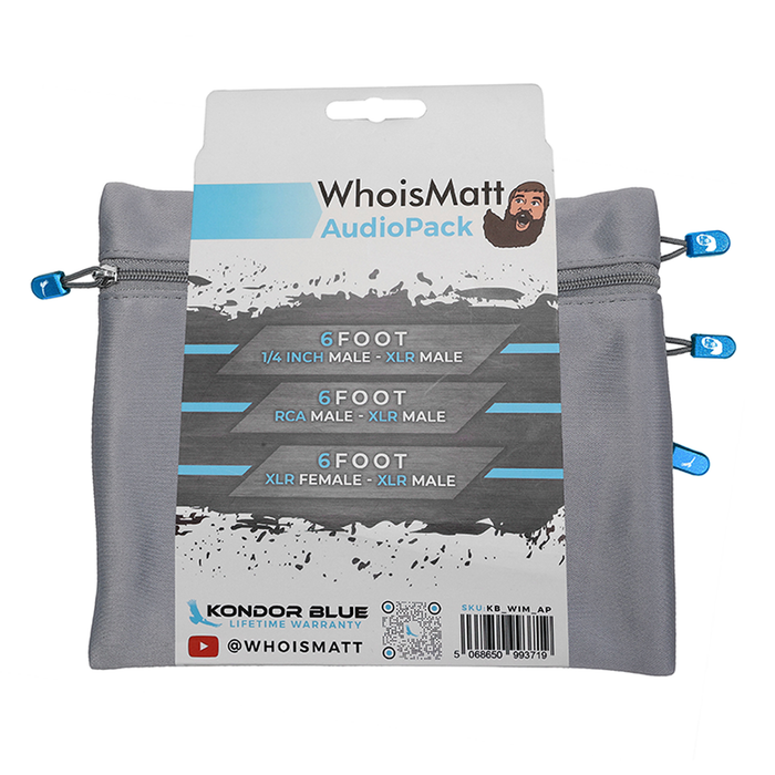 Kondor Blue WhoisMatt XLR Audio Pack