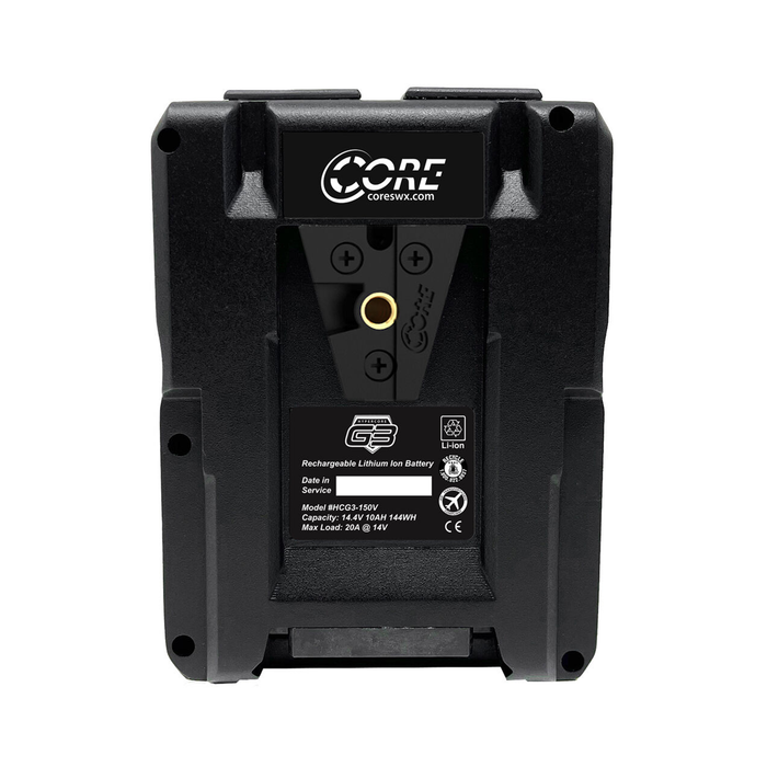 Core SWX Hypercore G3 150V 144Wh Lithium-Ion Battery - V-Mount