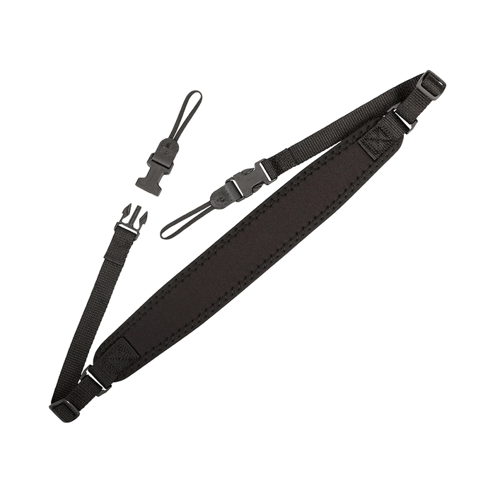 Op/Tech Super Classic Strap with Uni-Loop Connectors (1/4" Webbing), 36-43" - Black