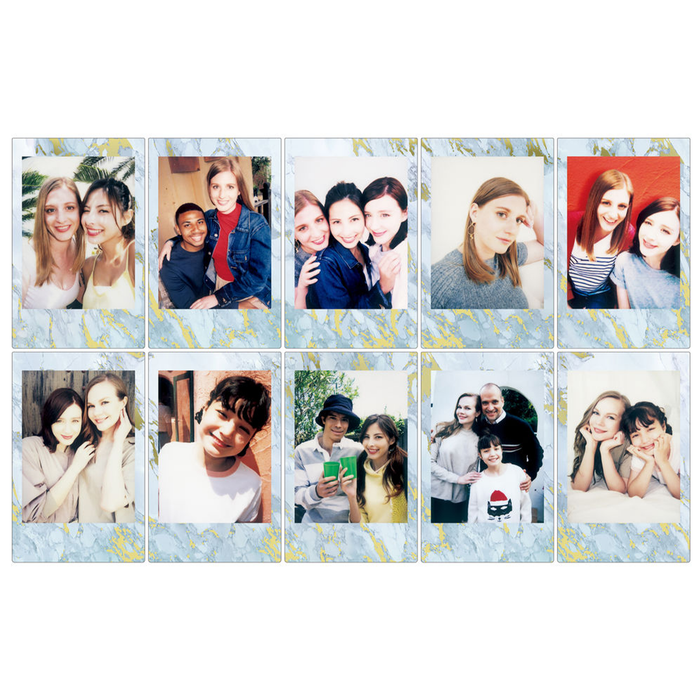 Fujifilm Instax Mini Blue Marble Instant Film - 10 Exposures