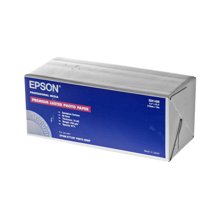 Epson Premium Luster Photo Inkjet Paper, 8.3" x 32.8' - Roll Paper