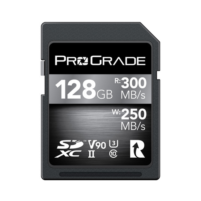 ProGrade Digital 128GB UHS-II SDXC V90 300R Memory Card