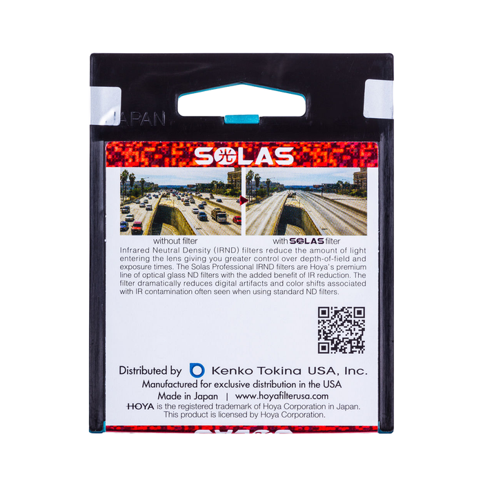 Hoya 55mm Solas IRND 0.6 2-Stop Filter